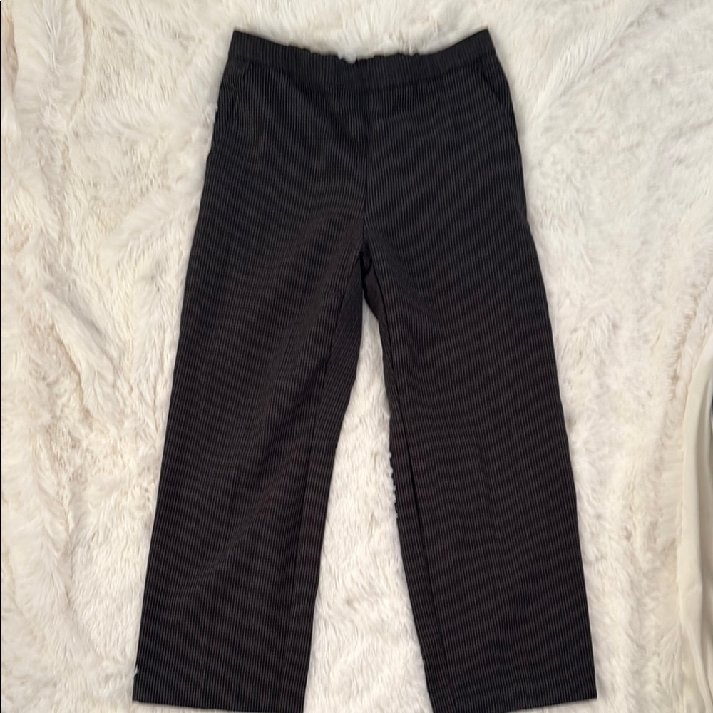 Sag Harbor Gray Pinstripe Pants 8P